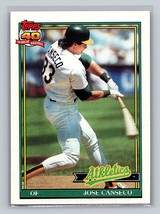 Jose Canseco #700 1991 Topps Oakland Athletics - £1.56 GBP
