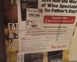 Wine Spectator Magazine 30 juin 2019 Peterson Family/California Zinfande... - £3.73 GBP