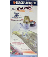 Black &amp; Decker Gizmo Tip N Mix Automatic Salad Dressing Mixer Power Boos... - $148.25 MXN