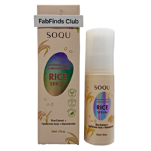 Korean SOQU Rice Serum Moisturizing &amp; Brightening 1.7fl.oz - £13.28 GBP