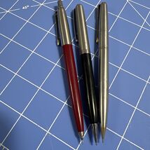 parker mechanical pencil vintage Modern Red Black Stainless - $450.07 MXN