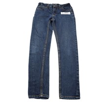 Silver Jeans Pants Girls 14 Blue Denim Casual Adjustable Waist Triple 5 Amy 1251 - $25.62