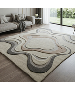 Hand Tufted Leopard Weaving carpet for living room, bedroom, sofa hall s... - $6,650.80 MXN