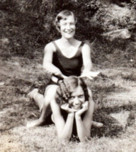 Young Women On Beach Swimwear Found Snapshot Antique Vintage Photograph - £9.73 GBP