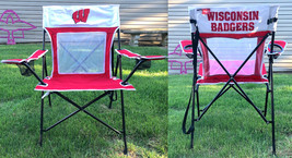 Wisconsin University Badgers NCAA Rawlings Game Changer Folding Camp Chair  - $42.83