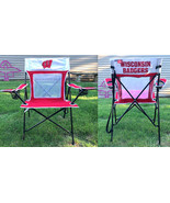 Wisconsin University Badgers NCAA Rawlings Game Changer Folding Camp Chair  - £30.81 GBP