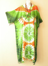 KD354 Floral Batik Kaftan Plus Caftan Kimono Tunic Hippy Maxi Dress up t... - £23.87 GBP