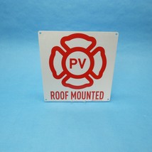 Brimar A5412-AEG NJ PV Roof Mounted Solar Panel Sign 9X9&quot; Reflective Alu... - $15.99