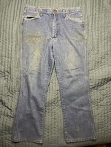 Vintage Wrangler Western Bootcut Denim Jeans Men’s Blue - £15.50 GBP