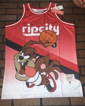 Taz Rip City Red Headgear Classics Basketball Jersey ~Never Worn~ Xl 2XL - £50.35 GBP