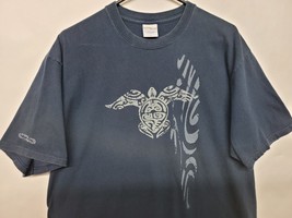 Crazy Shirts Hawaii Hawaiian Sea Turtle Tribal Art Tee T Shirt Mens L Black - £18.94 GBP