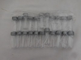 22Pcs 5ml Plastic Test Tubes Screw Cap Bottles Chemistry Supplies + Craf... - $5.95