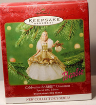 Hallmark: Celebration Barbie - 2000 Edition Keepsake Ornament - Series 1st - £13.37 GBP