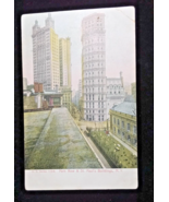 Vintage Post Card View of Park Row and St. Paul&#39;s Building N.Y Made in G... - £5.50 GBP