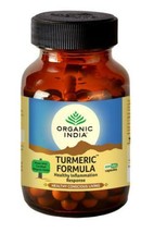 Organic India Turmeric Formula 60 Capsule USDA GMO Ayurvedic Natural Health Care - £15.89 GBP