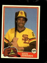1981 Topps Traded #758 Dave Edwards Nm Padres *X82244 - £0.76 GBP