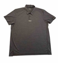 OAKLEY Men&#39;s Tailored Fit Gravity Golf Polo Shirt Size 2XL Dark Gray Hea... - £15.50 GBP
