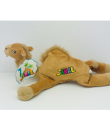 JAMEL the Bactrian Plush Camel 11” Brown Tan Soft Realistic Travel Bean ... - $638.61 MXN