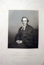 RICHARD TRENCH Dean Westminster c1860 Steel Engraved Lithograph by D J Pound - $17.10