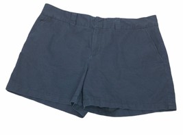 Tommy Hilfiger Shorts Womens 16 Navy Blue Flat Front Pockets - £8.31 GBP