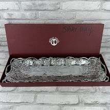 Author Court Pewter Bread Platter Grape Display Tray In Box 19&quot; x 6&quot; - $29.26 CAD