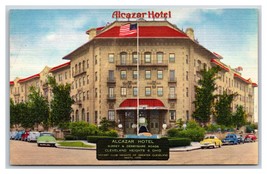 Alcazar Hotel Cleveland Heights Ohio OH UNP LInen Postcard R27 - £5.44 GBP