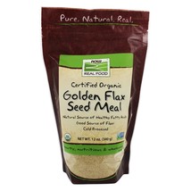 NOW Foods Golden Flax Seed Meal Organic, 12 Ounces - £6.47 GBP
