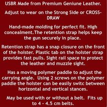 Fits Taurus Raging Hunter 44 Magnum/454 Casull 6.75”BBL Belt Holster #1574# RH image 9