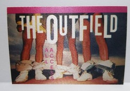 The Outfield Bangin On My Heart Tour Backstage Pass 1987 Pop Rock Vintage Cloth - £15.63 GBP