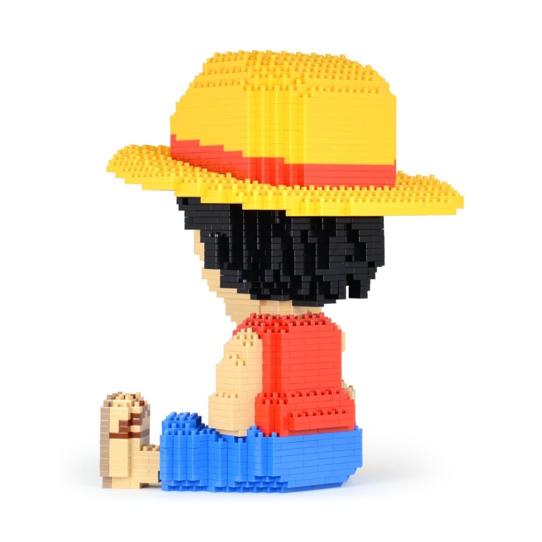 Luffy (One Piece) Brick Sculpture (JEKCA Lego Brick) DIY Kit Item image 3