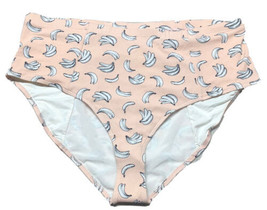Talla Grande Este Sh !T Es Plátanos Estampado Texturizado Alto Bikini Swim Fondo - £7.87 GBP