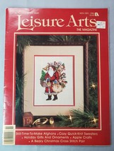 Leisure Arts The Magazine Nov/Dec 1986 Cross Stitch Knit Crochet Crafts ... - £6.21 GBP