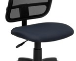 Navy Blue Mesh Mid-Back Task Office Chair From Flash Furniture. - $107.93