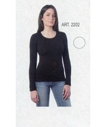 Ras Du Cou Femme Coton Manches Longues Élastique Sweat-Shirt CFA GROUP A... - $11.80 CAD+