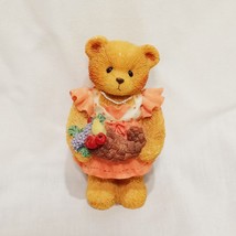 Cherished Teddies Barbara Give Thanks For Family 1996 Enesco P Hillman 141305 3&quot; - £15.02 GBP