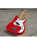 Red Fortune Paulownia wood Body 4 string Electric Bass Guitar S447 448 - $3,891.35 MXN