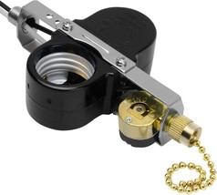 Brass Ze-109M Pull Switch And Zing Ear Ze-310D Lamp Holder For Ceiling Fan Light - £31.05 GBP