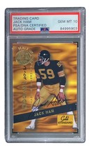 Jack Ham Signed 1994 Sig Rookies Gold Standard #HOF10 Trading Card PSA/DNA Gem - £69.00 GBP