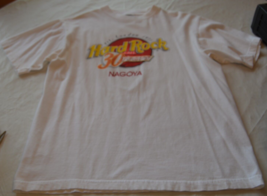 Hard Rock Cafe Nagoya 30 Years Short Sleeve T Shirt Size M medium White GUC - $25.73