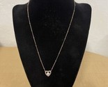 Vintage PAJ 18KT Gold Over Silver Heart Pendant Necklace Estate Jewelry ... - $24.75