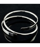 Sterling Silver .925 Wrap Spiral Bracelet Beautiful Gift for Her! - £226.09 GBP