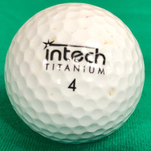 Golf Ball Collectible Embossed Intech Titanium - £5.68 GBP