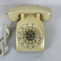 Vintage Western Electric AT&amp;T CS500DM Cream/Beige Rotary Desk Phone - £14.91 GBP
