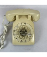 Vintage Western Electric AT&amp;T CS500DM Cream/Beige Rotary Desk Phone - £14.65 GBP