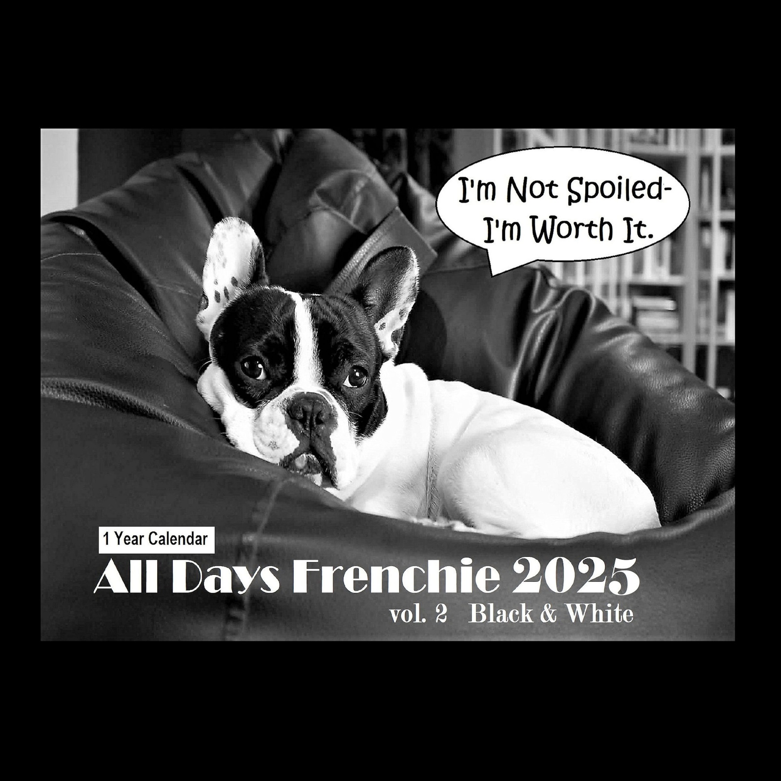 French Bulldog Calendar 2025 Frenchie Funny Dog Calendar 2025 Frenchie