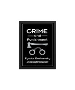 Crime &amp; Punishment by Fyodor Dostoevsky Book Poster - $14.85+