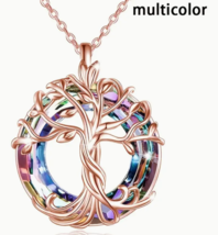 Tree of Life Round Necklace Wedding Aesthetic Jewelry Exquisite  Pendant ! - £11.94 GBP