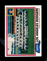 1981 Topps #679 Dodgers TEAM/TOMMY Lasorda Exmt Dodgers Mg Hof *X81127 - £1.35 GBP