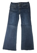 American Eagle Stretch Artist Flare Jeans Low Rise Womens Size 8 Boho Fe... - $28.70