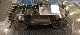 Rare large iron heavy antique metal car model - £70.53 GBP